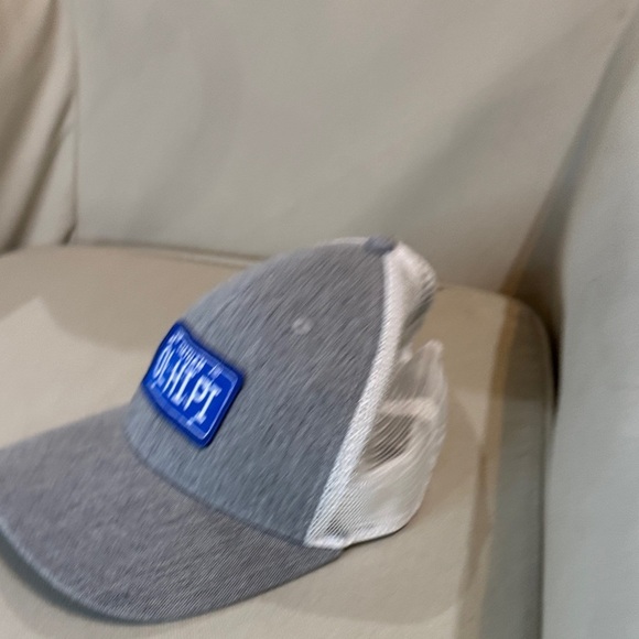 Old Hippie OLHIPI LICENSE PLATE SNAP Gray and White Trucker Hat main image 6